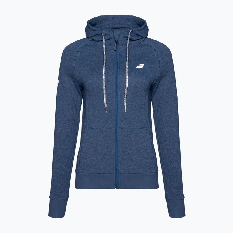 Bluza tenisowa damska Babolat Exercise Hood W estate blue heather