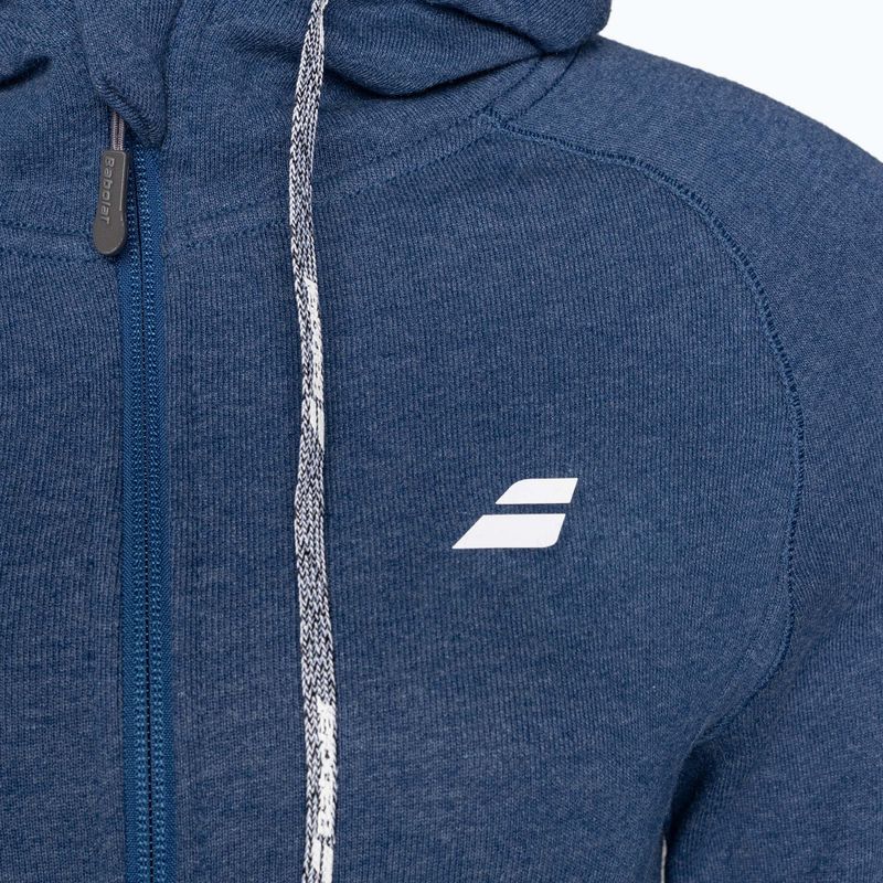 Bluza tenisowa damska Babolat Exercise Hood W estate blue heather 3