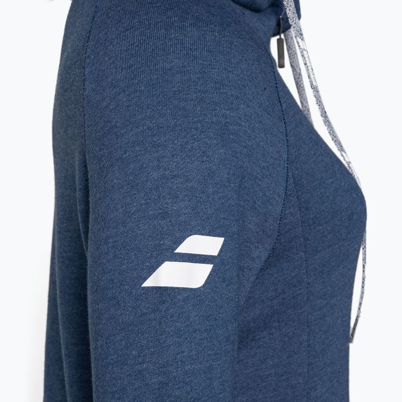 Bluza tenisowa damska Babolat Exercise Hood W estate blue heather 4
