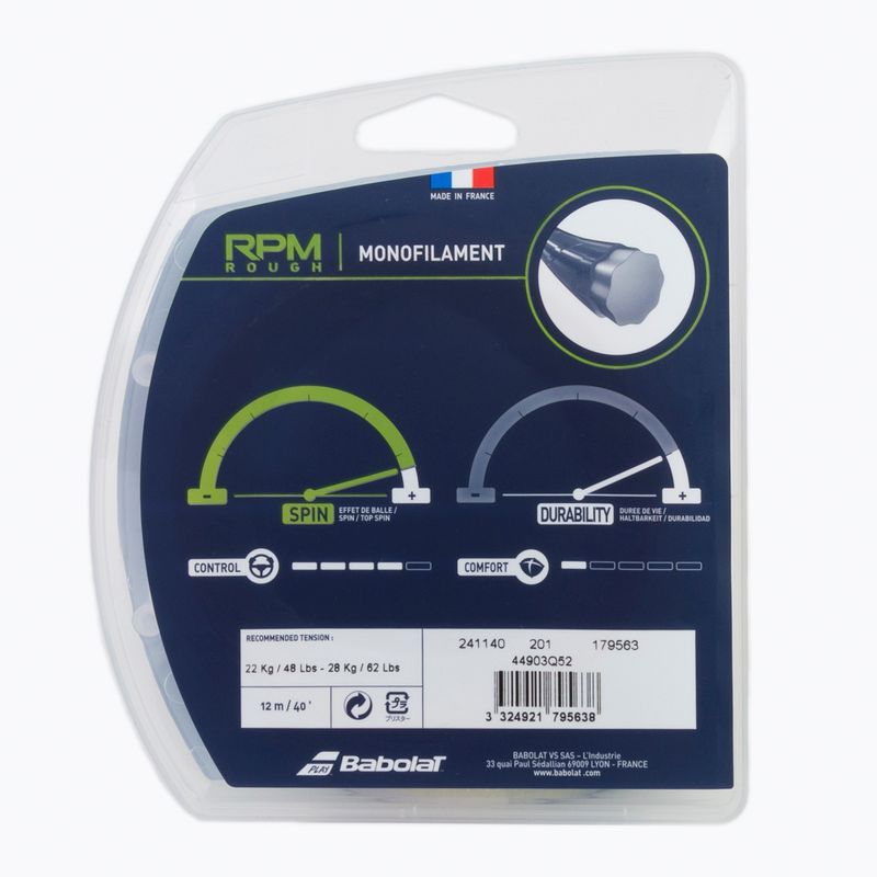 Naciąg tenisowy Babolat 12 m Rpm Rough red 2