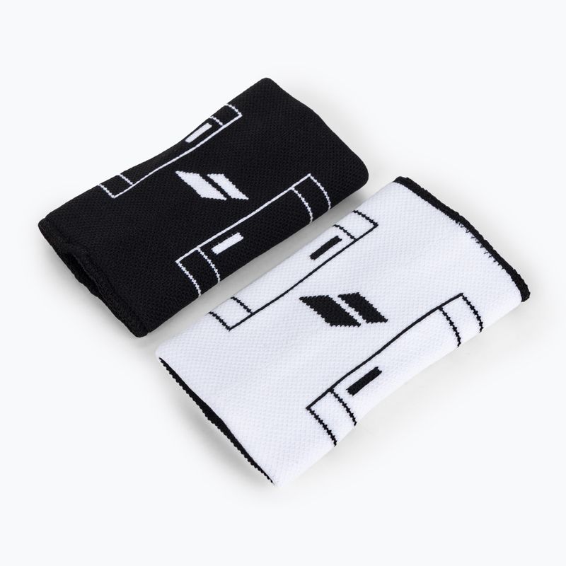 Frotki na nadgarstek Babolat Reversible JB 2 szt. white/black