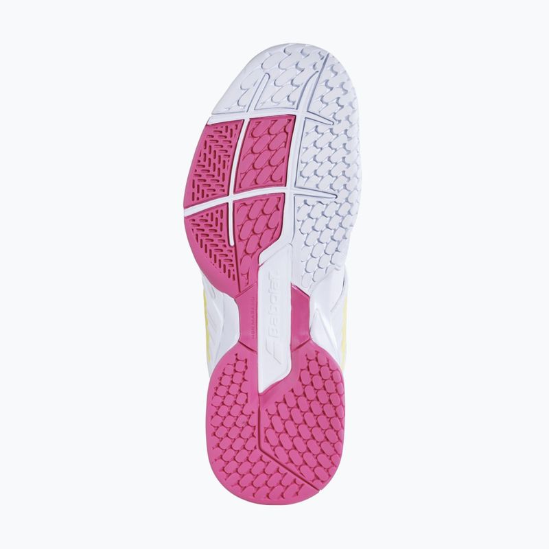 Buty do tenisa damskie Babolat 21 Propulse Fury AC W white/sulphur spring 13
