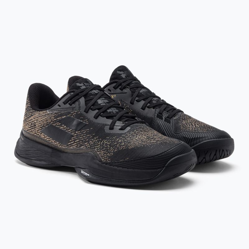 Buty do tenisa męskie Babolat 21 Jet Mach 3 AC black/gold 5