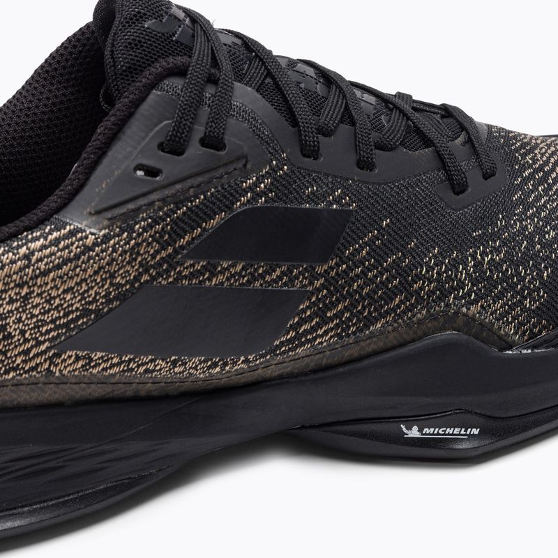 Buty do tenisa męskie Babolat 21 Jet Mach 3 AC black/gold 7