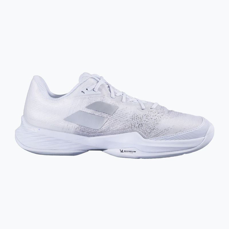 Buty do tenisa męskie Babolat 21 Jet Mach 3 AC white/silver 12