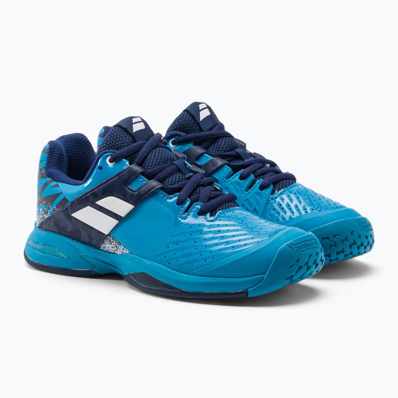 Buty do tenisa dziecięce Babolat 21 Propulse AC Jr drive blue 5