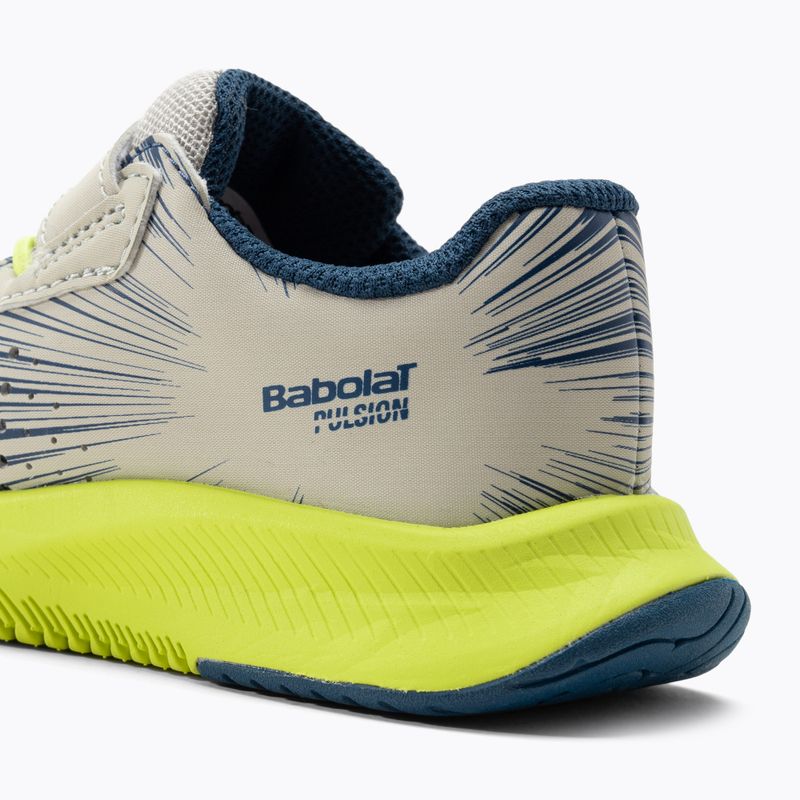 Buty do tenisa dziecięce Babolat 21 Pulsion AC Jr dark blue/sulphur spring 7