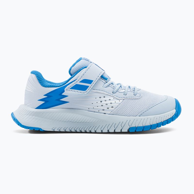 Buty do tenisa dziecięce Babolat 21 Pulsion AC Jr white/illusion blue 2