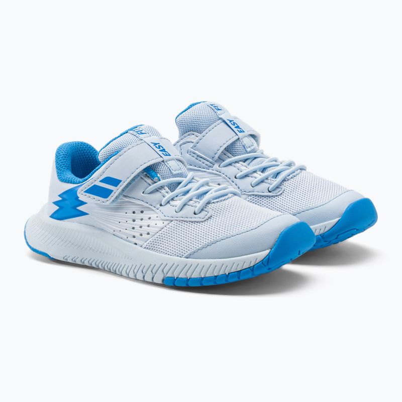 Buty do tenisa dziecięce Babolat 21 Pulsion AC Jr white/illusion blue 5