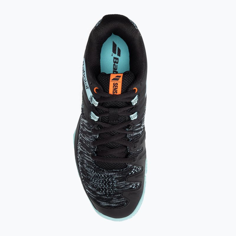 Buty do padla damskie Babolat Sensa W black/tanager turquoise 6