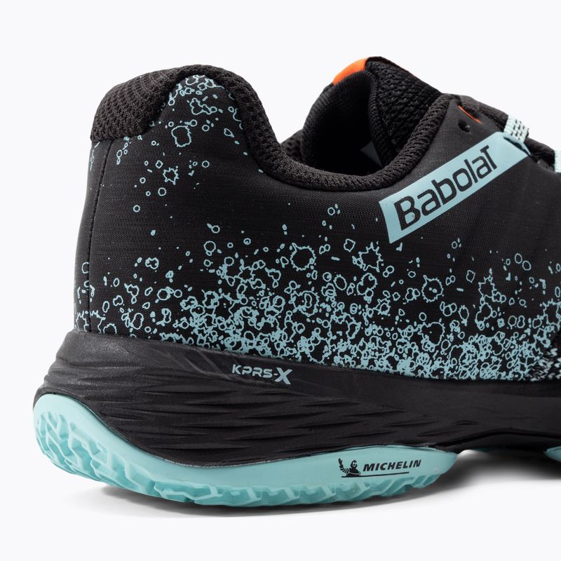 Buty do padla damskie Babolat Sensa W black/tanager turquoise 7