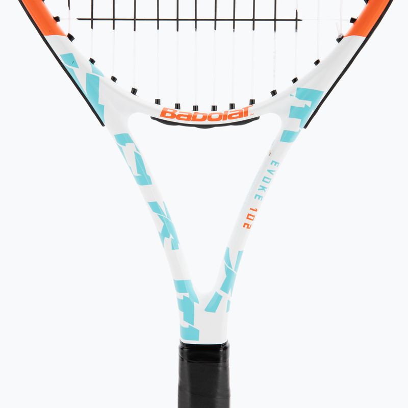 Rakieta tenisowa damska Babolat Evoke 102 N white/blue/orange 5