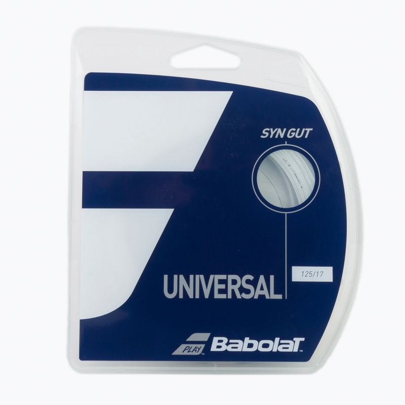 Naciąg tenisowy Babolat Syn Gut 12 m 1.25 mm white