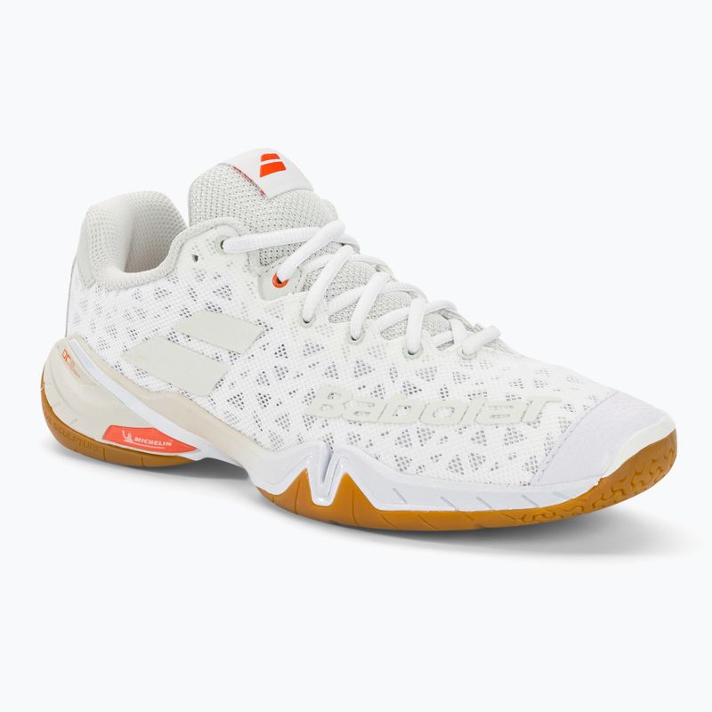 Buty do badmintona męskie Babolat 22 Shadow Tour white/light grey