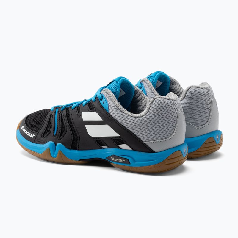 Buty do badmintona męskie Babolat 22 Shadow Team black/blue 3
