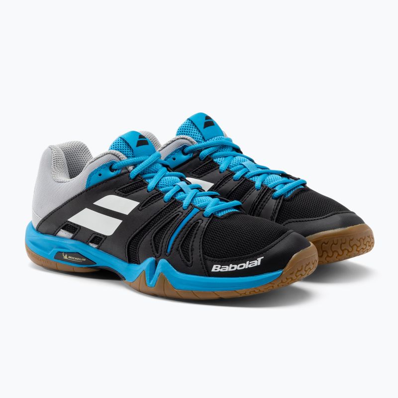Buty do badmintona męskie Babolat 22 Shadow Team black/blue 5