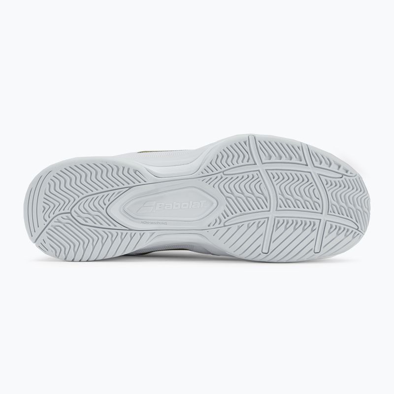 Buty do tenisa męskie Babolat 22 SFX3 All Court Wimbledon white/gold 5