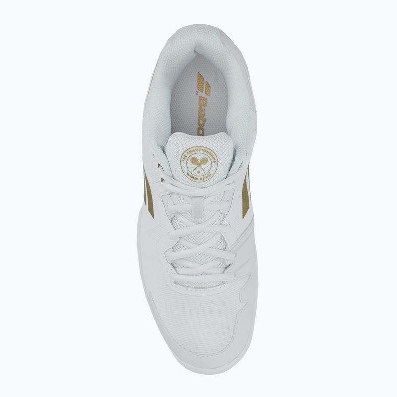 Buty do tenisa męskie Babolat 22 SFX3 All Court Wimbledon white/gold 6