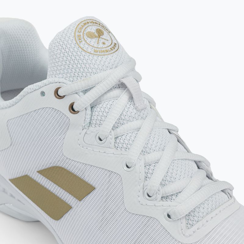 Buty do tenisa męskie Babolat 22 SFX3 All Court Wimbledon white/gold 8