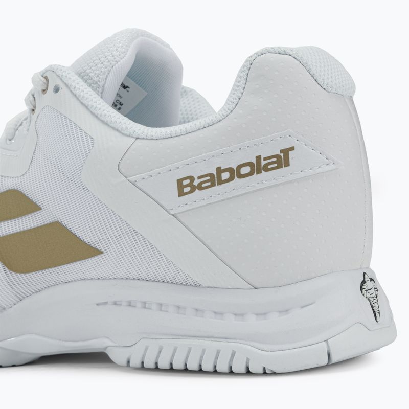 Buty do tenisa męskie Babolat 22 SFX3 All Court Wimbledon white/gold 10