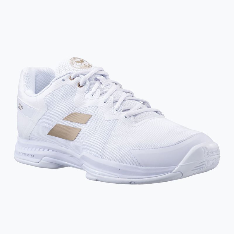 Buty do tenisa męskie Babolat 22 SFX3 All Court Wimbledon white/gold 11