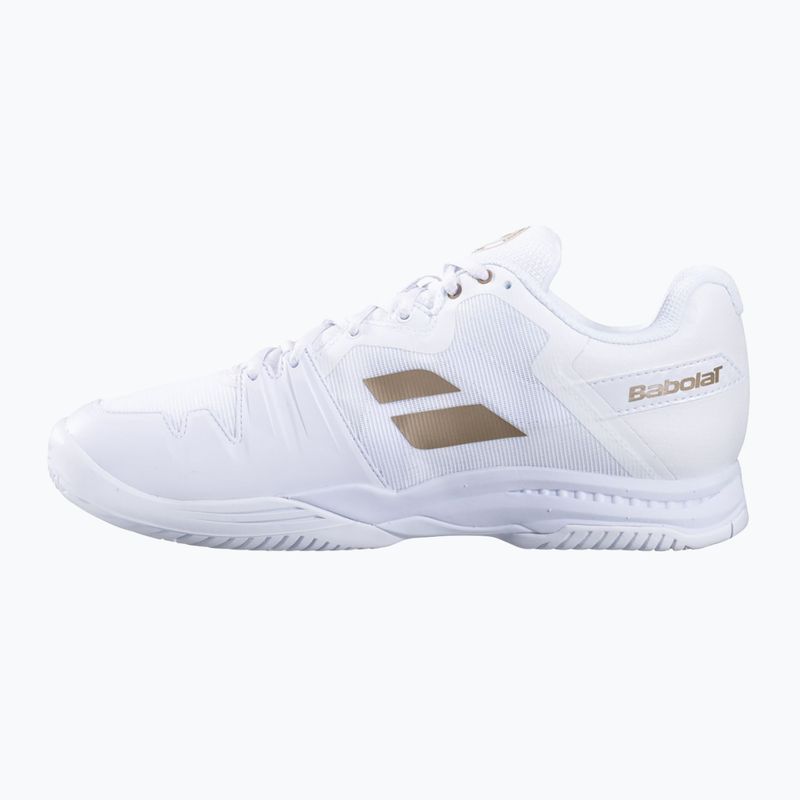 Buty do tenisa męskie Babolat 22 SFX3 All Court Wimbledon white/gold 13