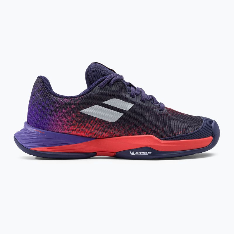 Buty do tenisa dziecięce Babolat 22 Jet Mach 3 Clay Jr blue ribbon 2