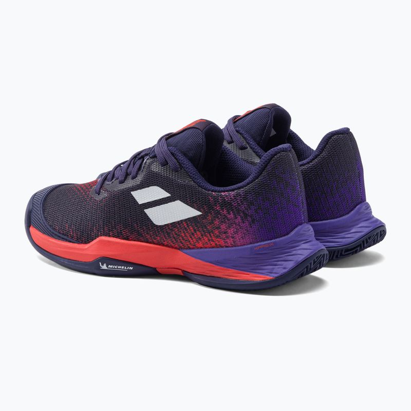 Buty do tenisa dziecięce Babolat 22 Jet Mach 3 Clay Jr blue ribbon 3
