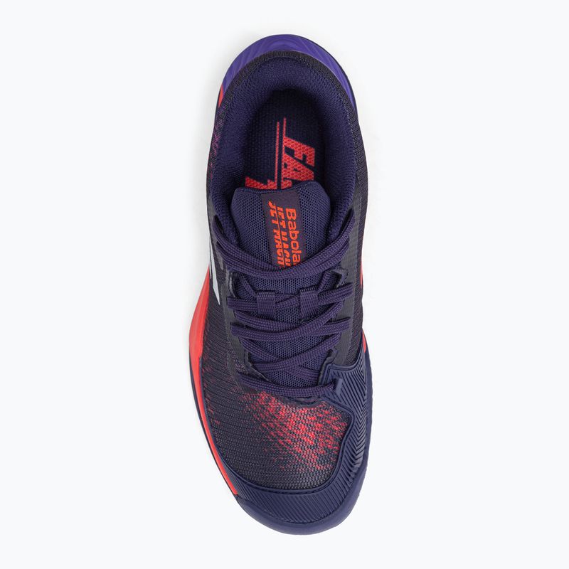Buty do tenisa dziecięce Babolat 22 Jet Mach 3 Clay Jr blue ribbon 6
