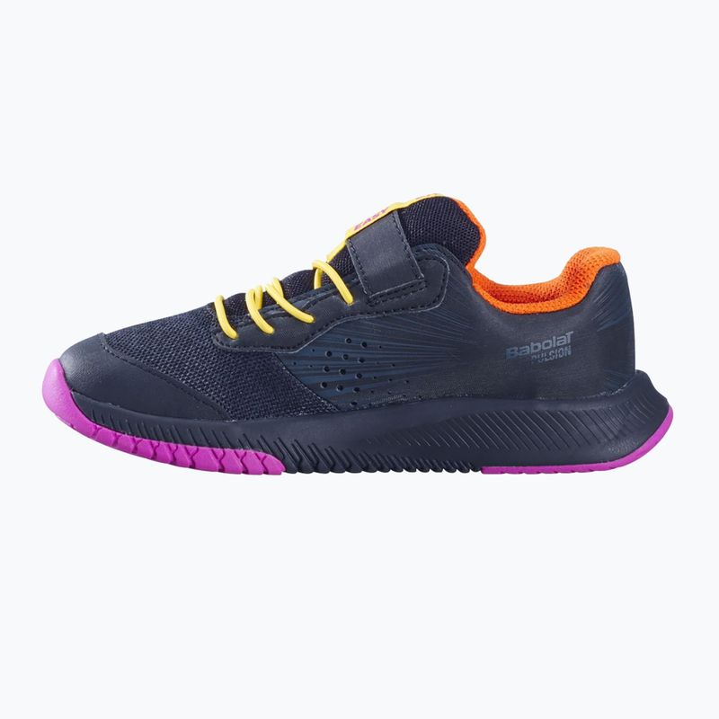 Buty do tenisa dziecięce Babolat 22 Pulsion AC Kid black/aero 13