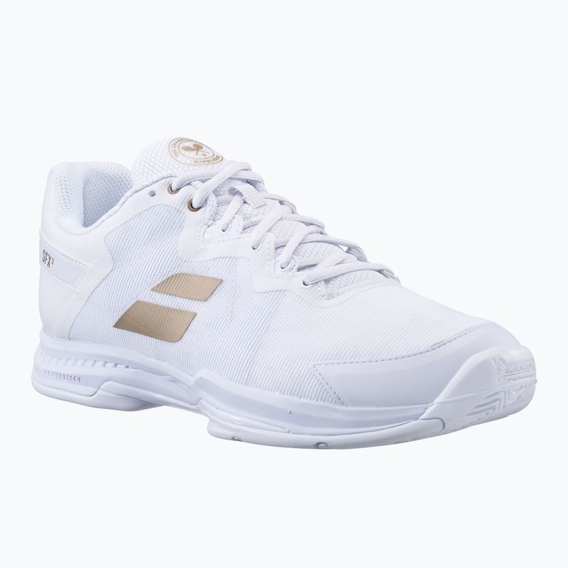 Buty do tenisa damskie Babolat SFX3 AC Wimbledon W white/gold 10