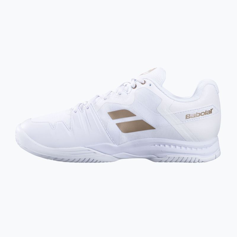 Buty do tenisa damskie Babolat SFX3 AC Wimbledon W white/gold 12