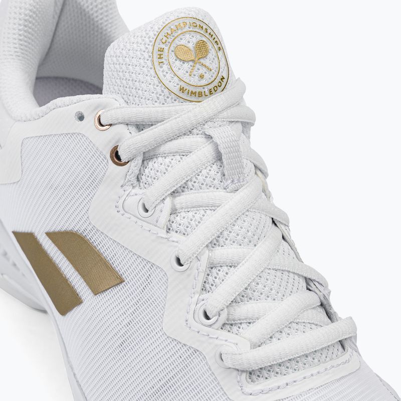 Buty do tenisa damskie Babolat SFX3 AC Wimbledon W white/gold 8