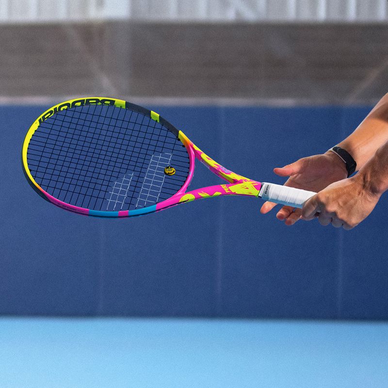 Rakieta tenisowa Babolat Pure Aero Rafa 2gen yellow/pink/blue 13