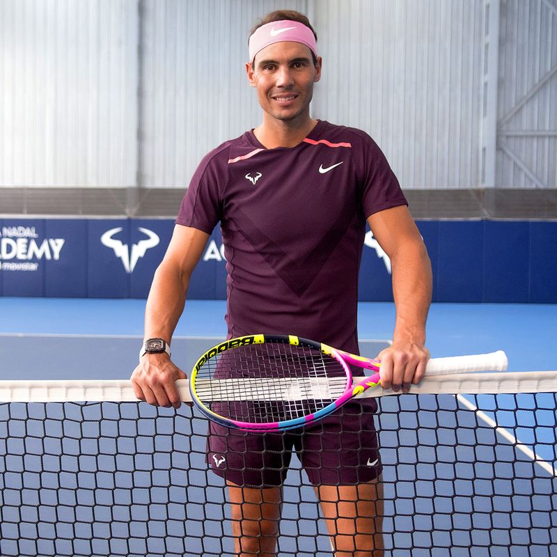 Rakieta tenisowa Babolat Pure Aero Rafa 2gen yellow/pink/blue 14