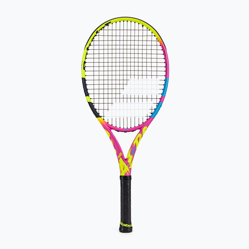 Rakieta tenisowa dziecięca Babolat Pure Aero Rafa Jr 26 2gen yellow/pink/blue