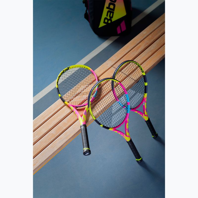 Rakieta tenisowa dziecięca Babolat Pure Aero Rafa Jr 26 2gen yellow/pink/blue 8