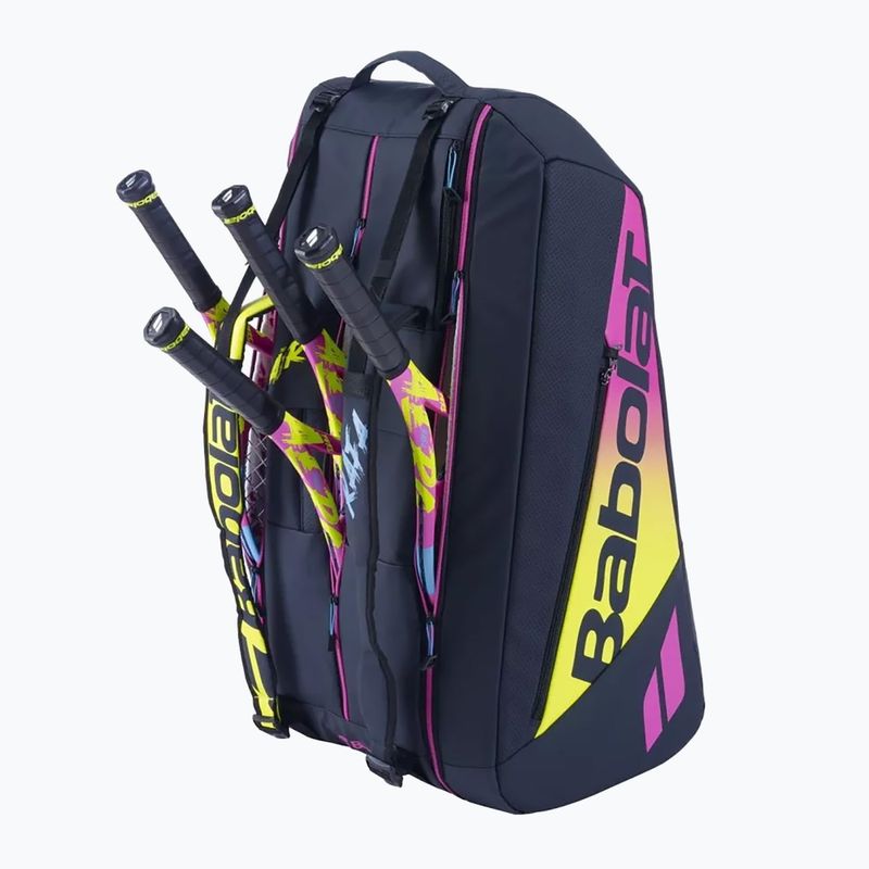 Torba tenisowa Babolat RH12 Pure Aero Rafa 2gen 90 l blue/yellow/pink 6