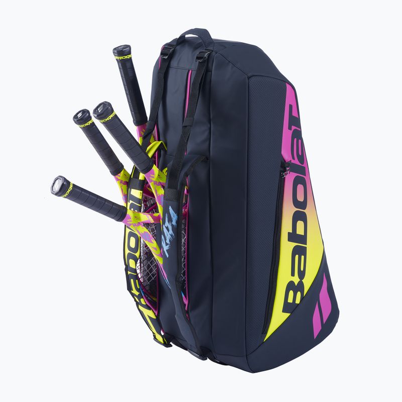 Torba tenisowa Babolat RH X6 Pure Aero Rafa 2gen 42 l blue/yellow/pink 3