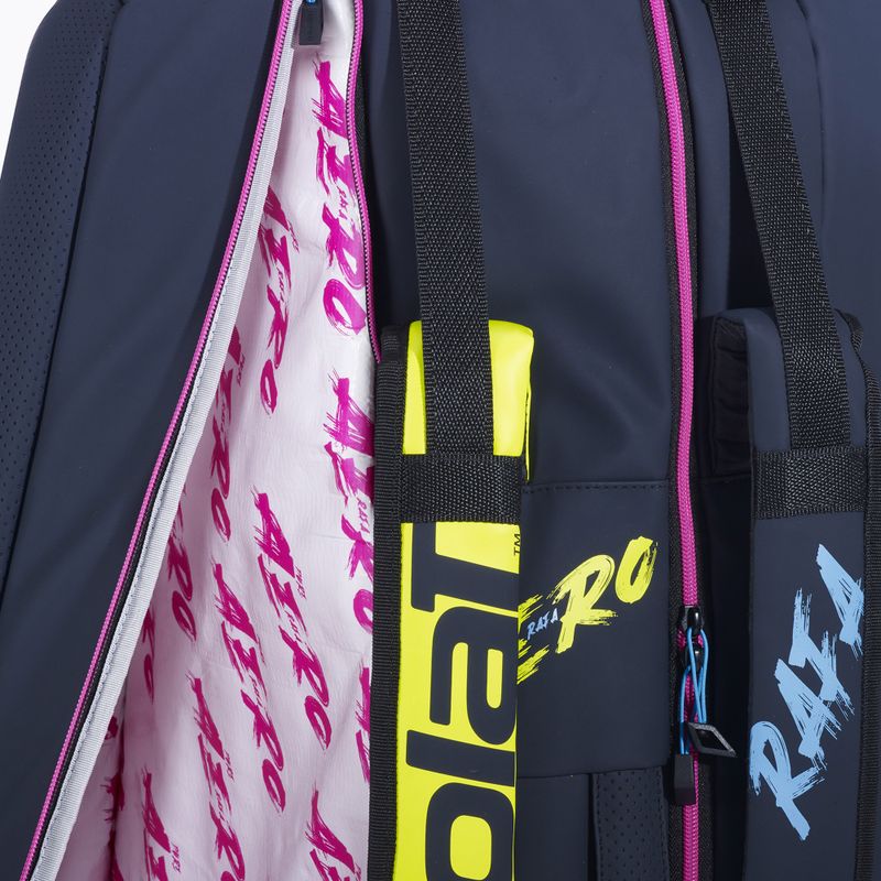 Torba tenisowa Babolat RH X6 Pure Aero Rafa 2gen 42 l blue/yellow/pink 6