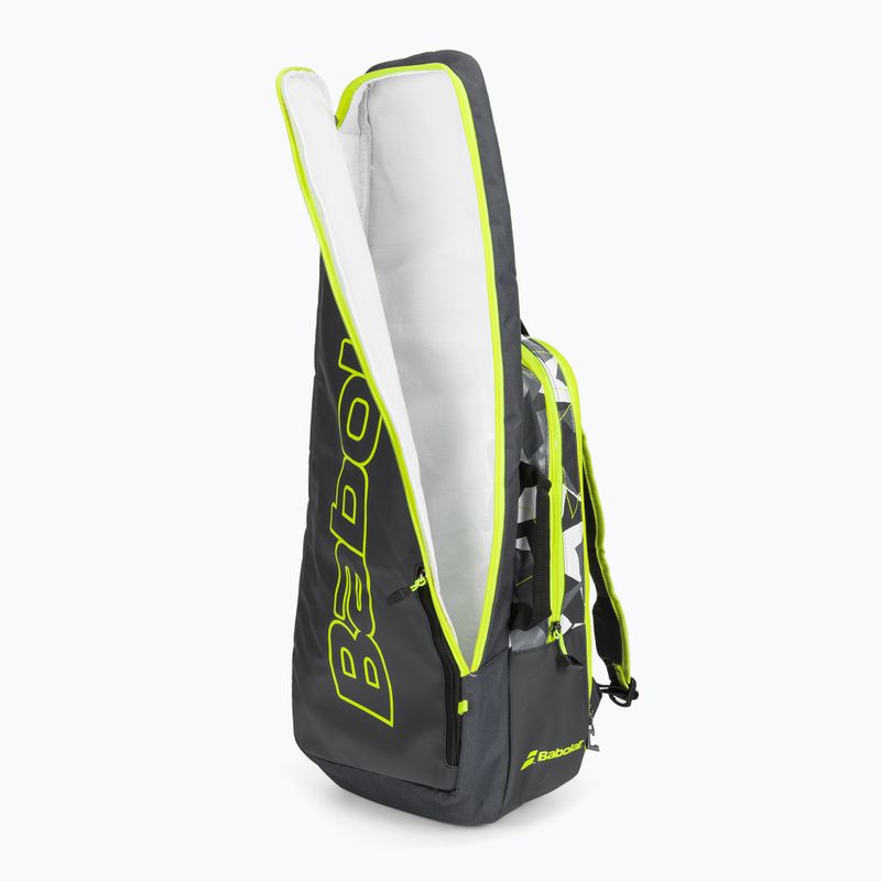 Plecak tenisowy Babolat Pure Aero 32 l grey/yellow/white 4