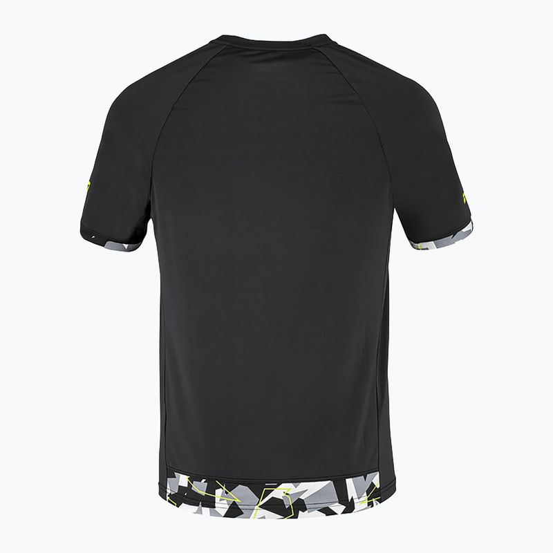 Koszulka tenisowa męska Babolat Aero Crew Neck black/black 2