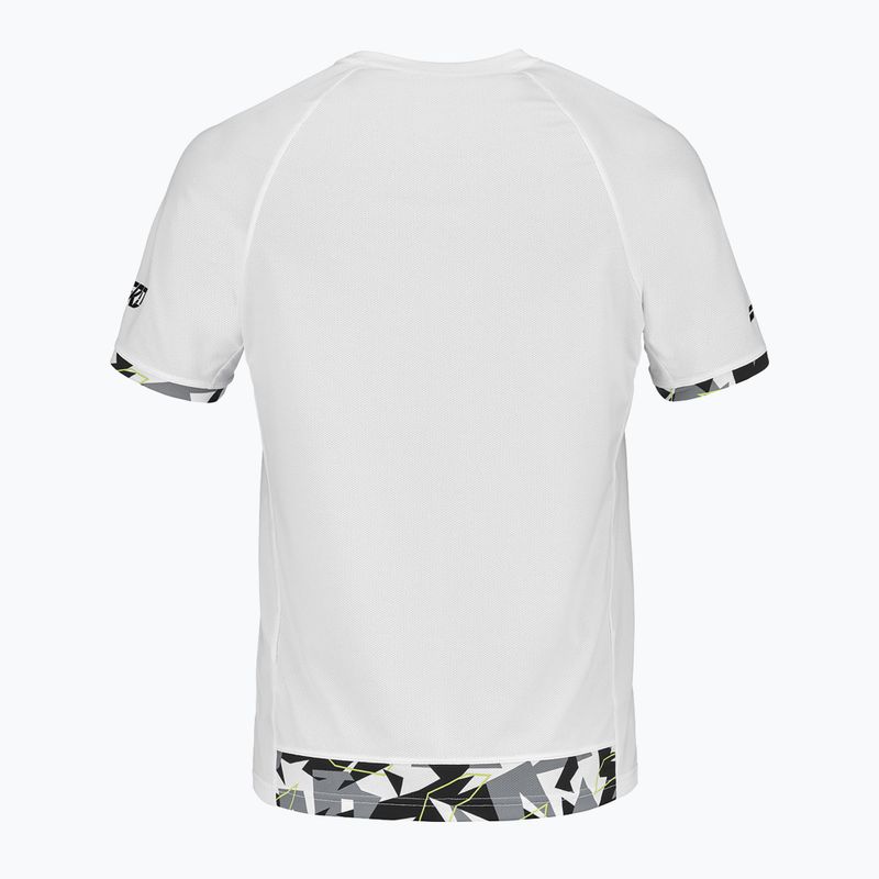 Koszulka tenisowa męska Babolat Aero Crew Neck white/white 2