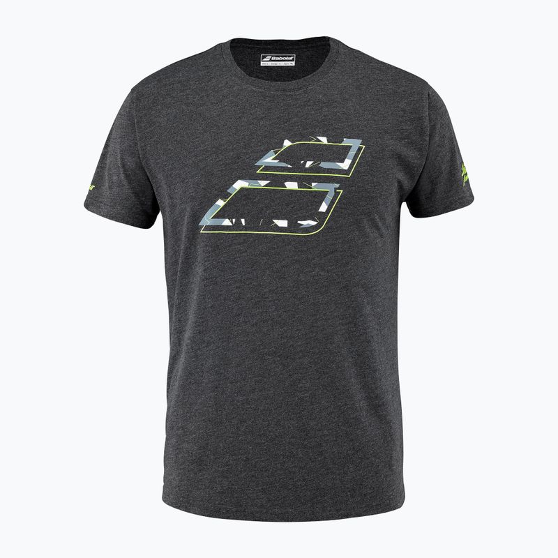 Koszulka tenisowa męska Babolat Aero Cotton black heather