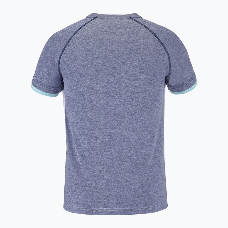 Koszulka tenisowa męska Babolat Play Crew Neck white/blue heather 2