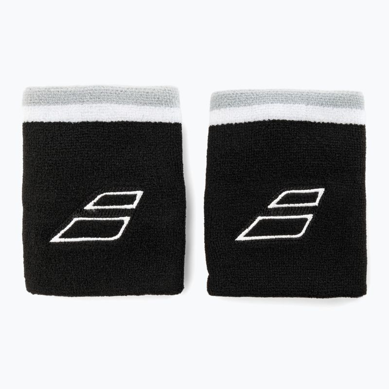 Frotki na nadgarstek Babolat Terry Jumbo Wristband 2 szt. black/white