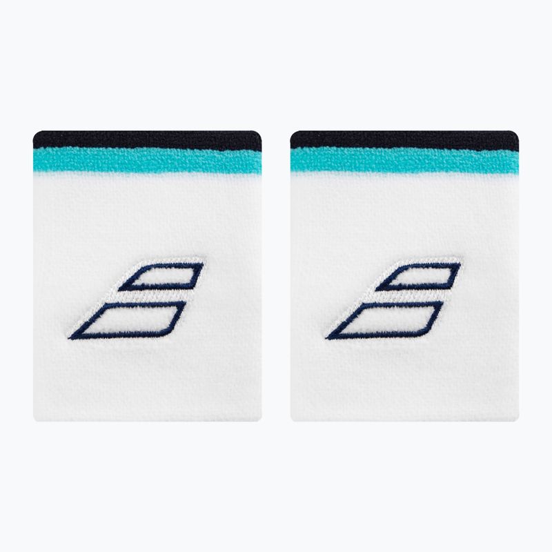 Frotki na nadgarstek Babolat Terry Jumbo Wristband 2 szt. white/estate blue