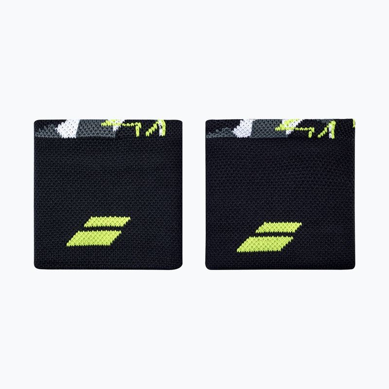 Frotki na nadgarstek Babolat Logo Wristband 2 szt. grey/aero 3