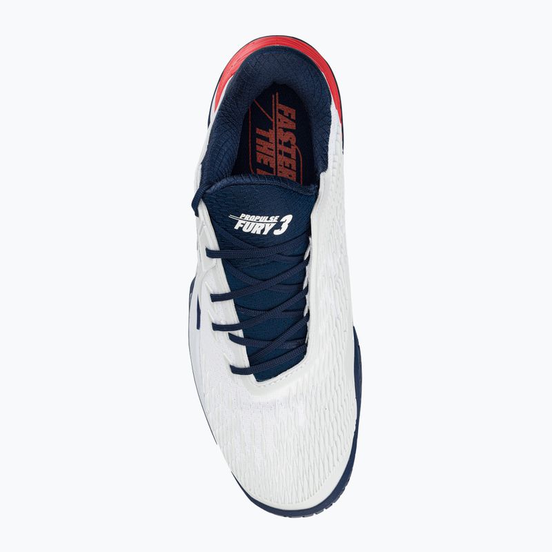 Buty do tenisa męskie Babolat Propulse Fury 3 All Court white/estate blue 30S23208 6