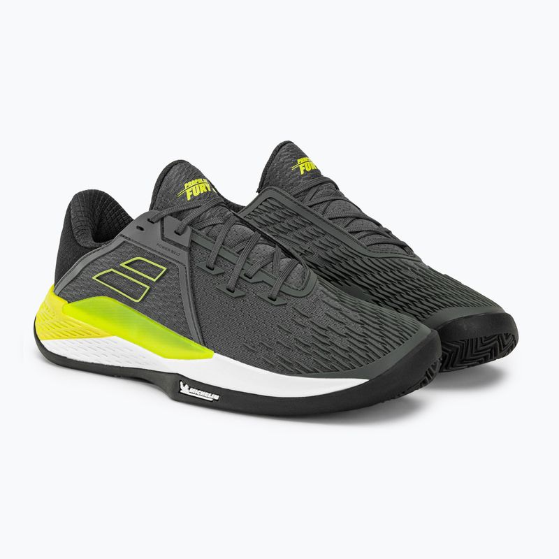 Buty do tenisa męskie Babolat Propulse Fury 3 Clay grey/aero 4